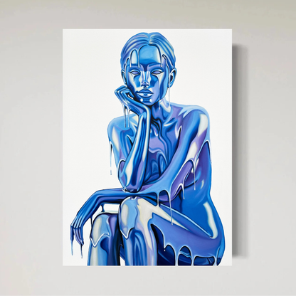 Cobalt Serenity - Original Målning