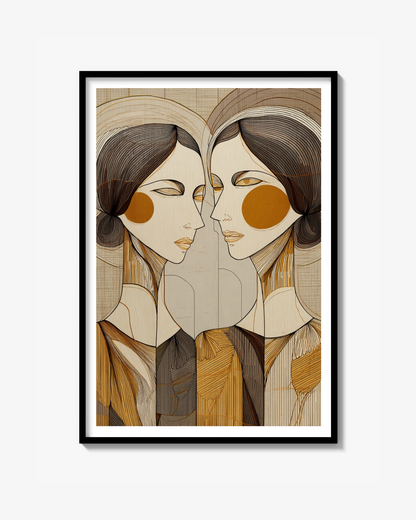 Aligned II, Giclée Print, fine art-papper, begränsad upplaga (50)