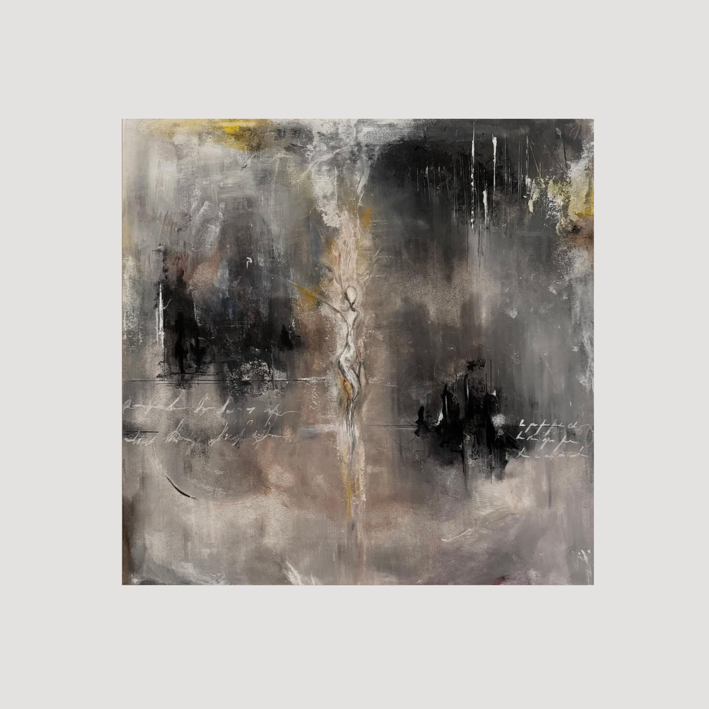 COURAGE, Original akryl och naturpigment målning