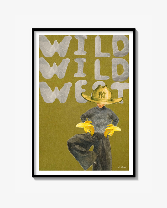 Wild Wild West banana yankee på Poster papper
