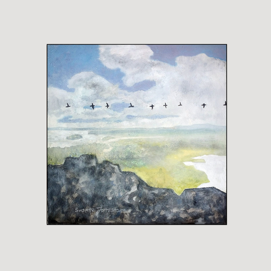 Flying South, Original målning