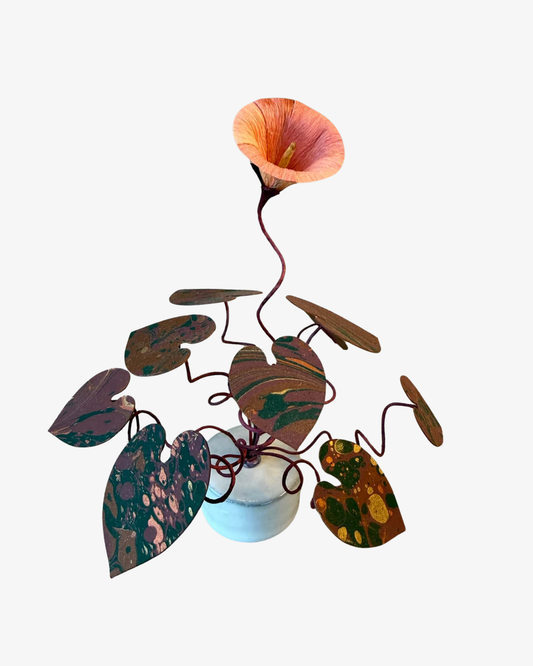 Morning Glory plant - Skulptur