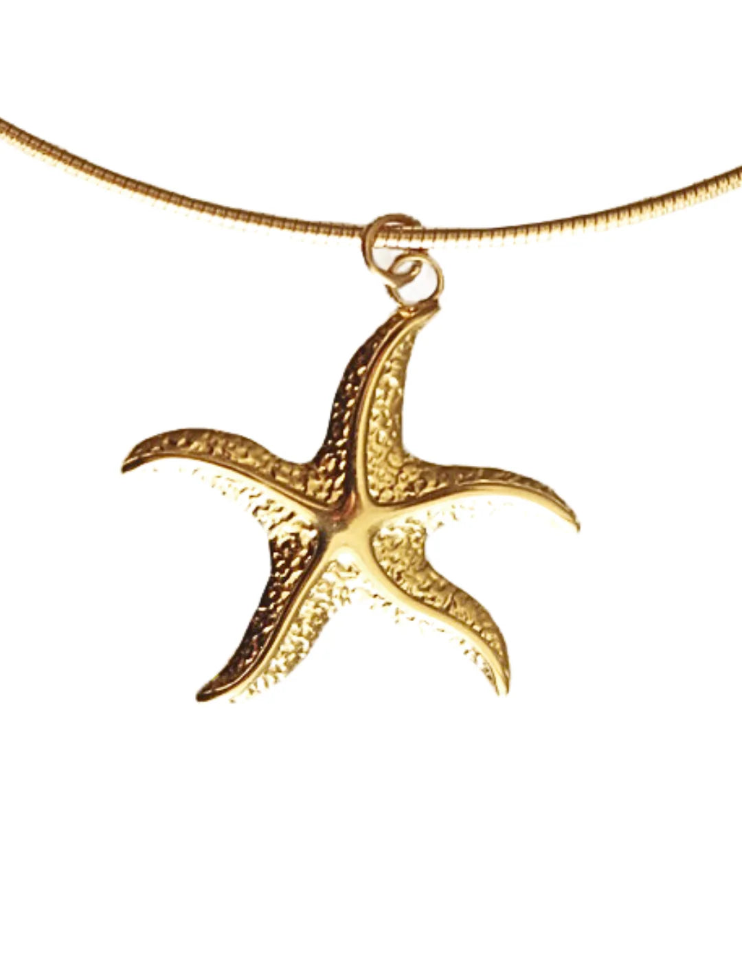 HONEYSUCKLE - Guld Starfish Halsband