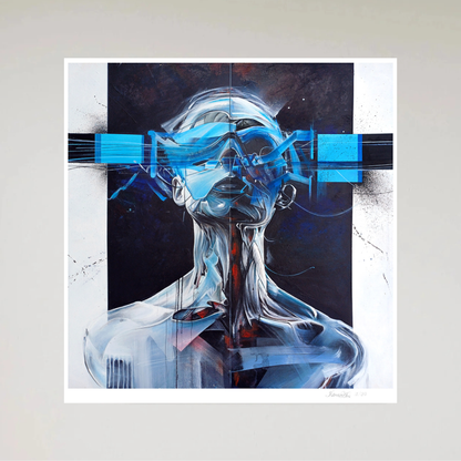 "Flesh and Code 01" – Limited Edition - Fine Art Print