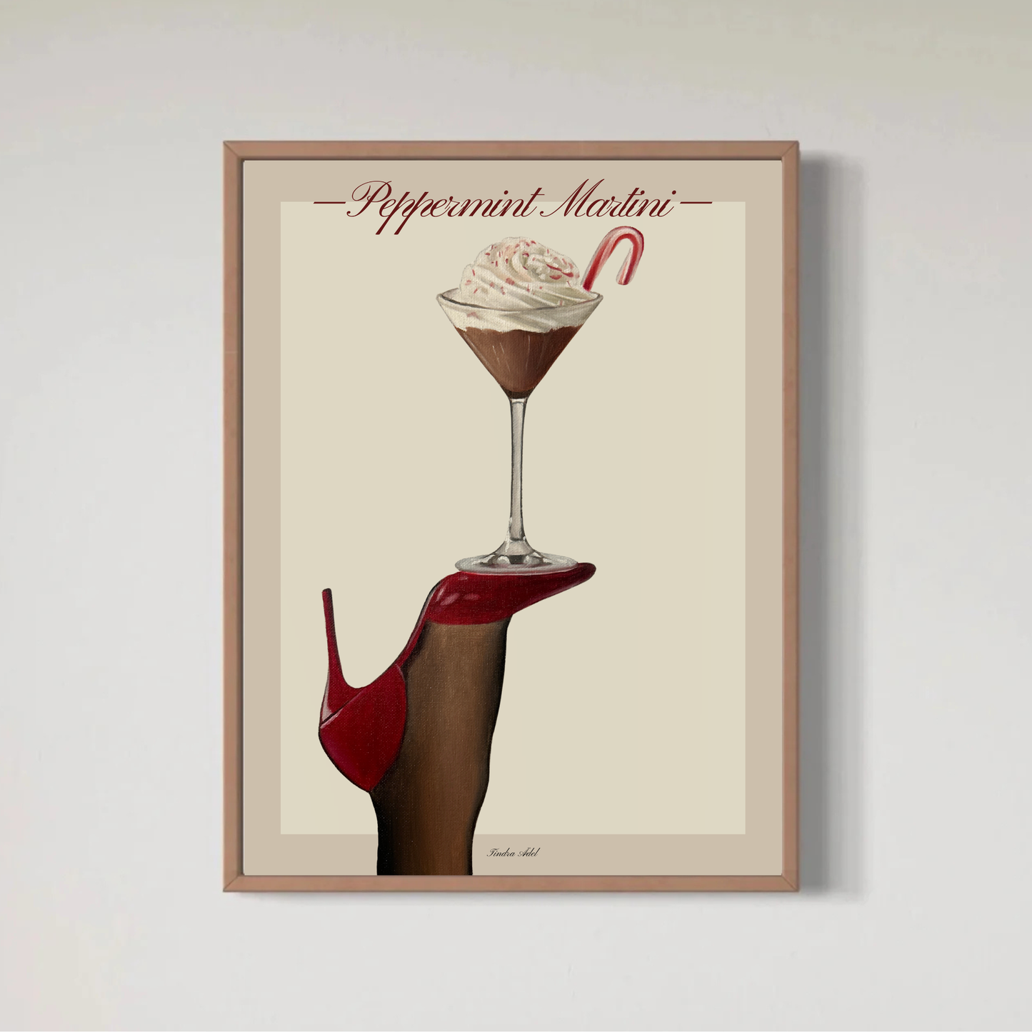 Peppermint Martini Poster