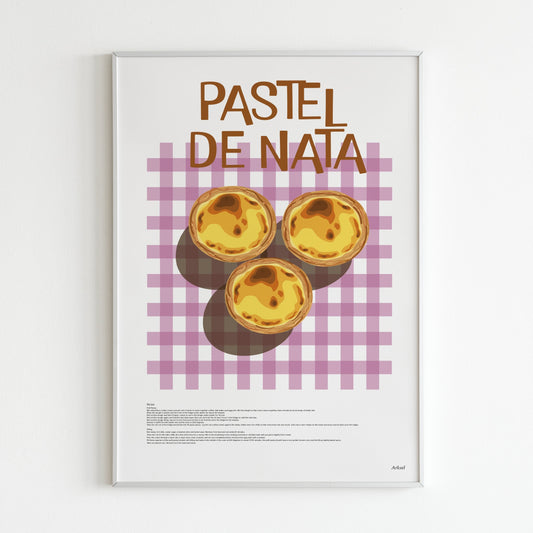 Pastel de nata Poster