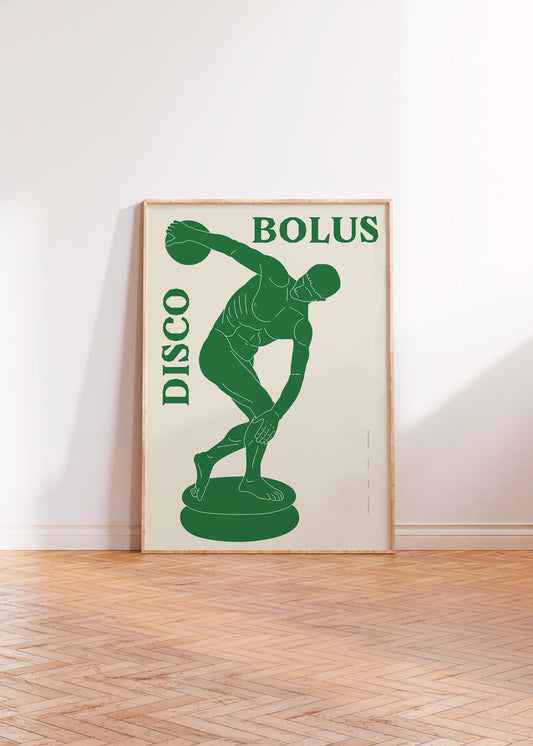 Discobolus (Grön) - Poster