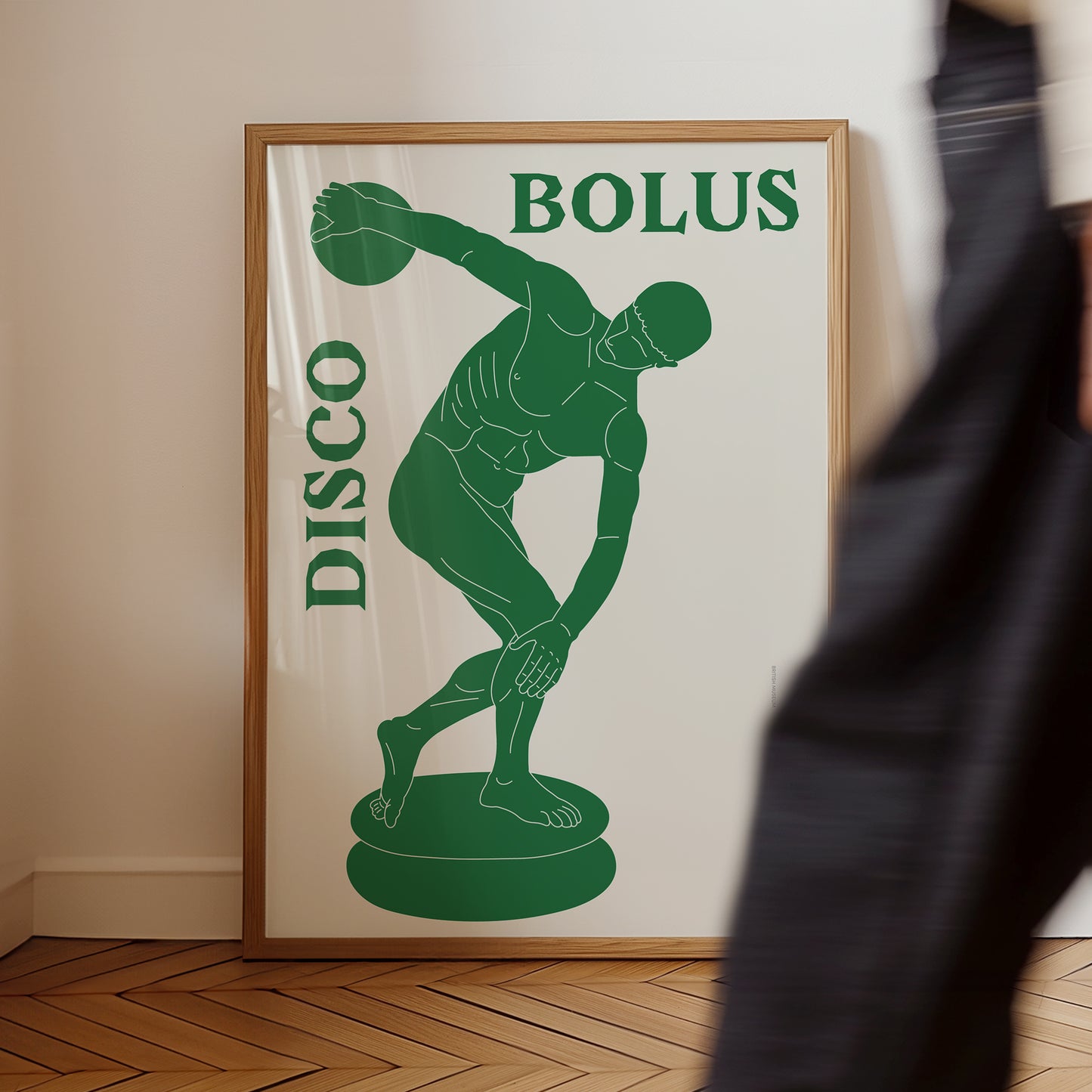 Discobolus (Grön) - Poster