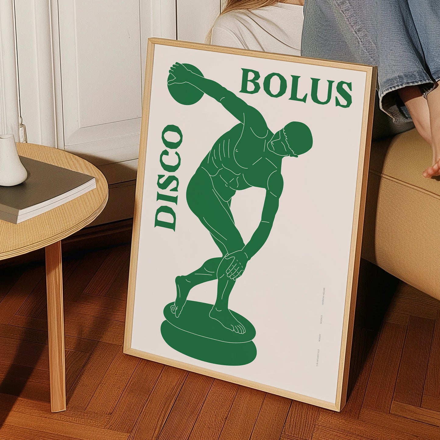 Discobolus (Grön) - Poster