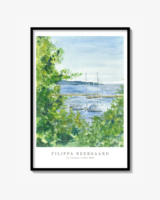 Poster - I en vik kastar vi ankar