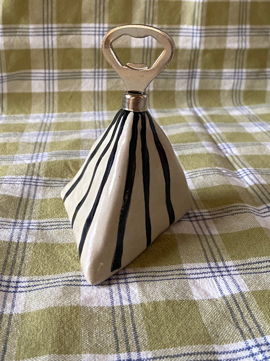 Zebra bottle opener