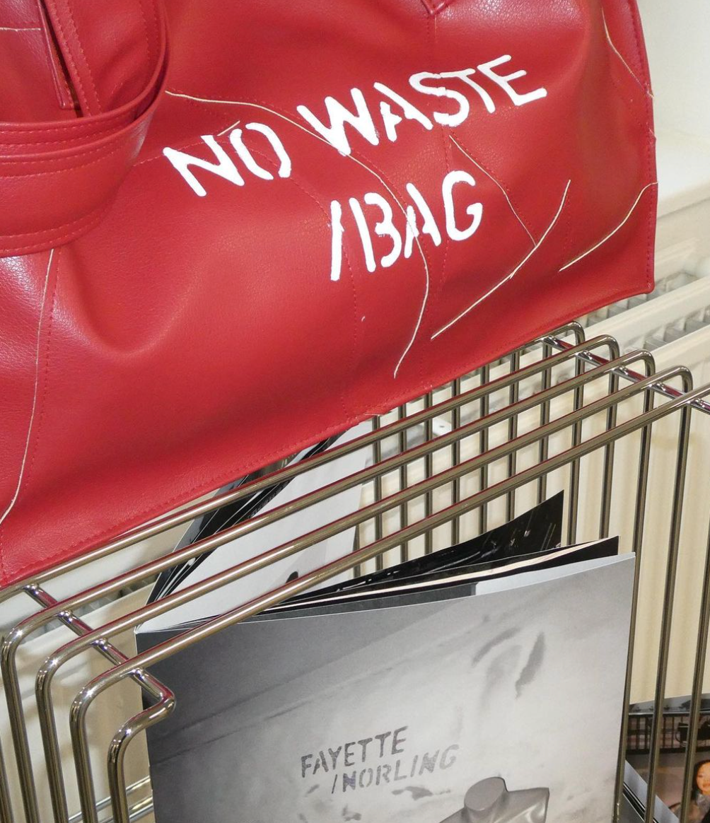 NO WASTE /BAG - RED (Made to Order)