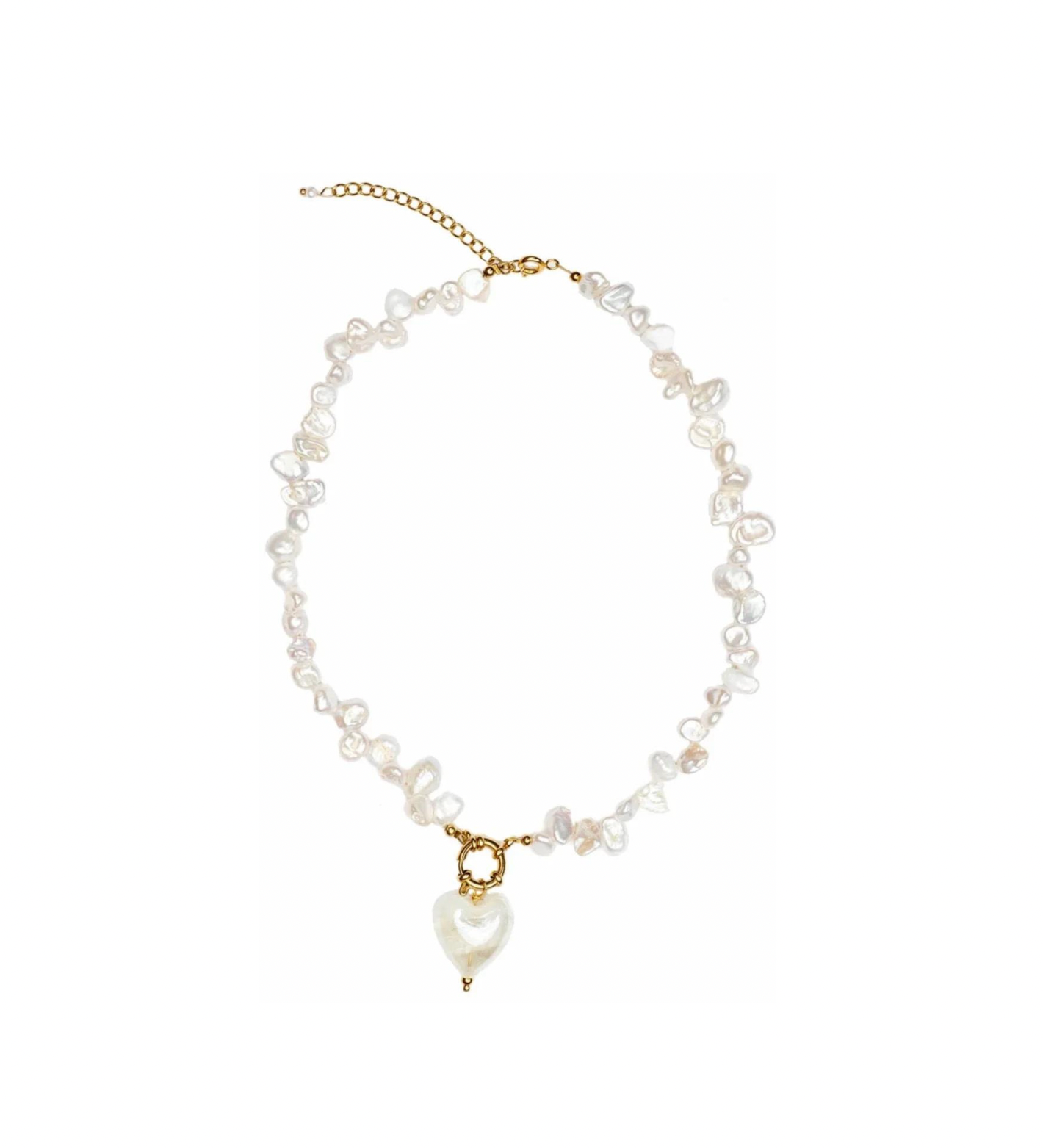 Love Pendant Necklace - White