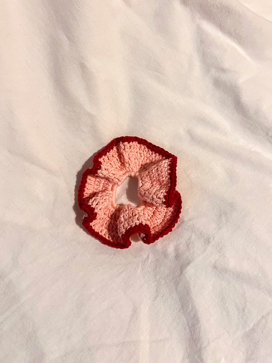 Scrunchie - Rosa/Röd