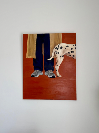 Hora del paseo - olja på canvas