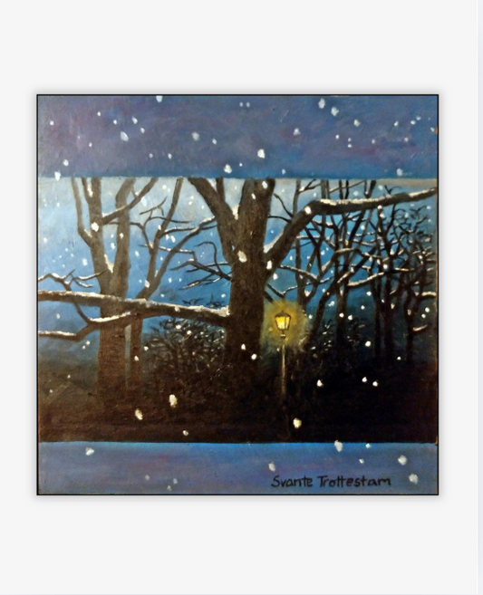 Winter Forest, Original målning