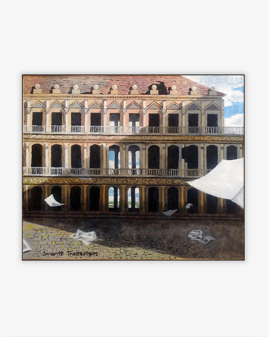 Wind Over the Square, Original målning