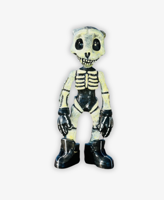 Momemto Mori Goldie Skulptur