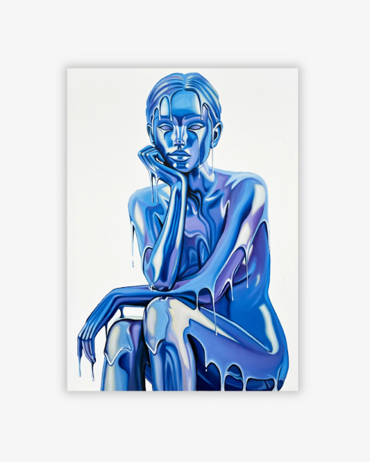 Cobalt Serenity - Original Målning