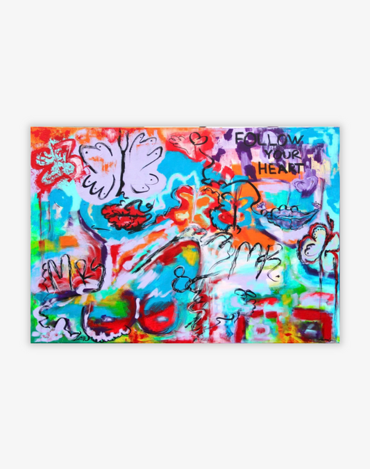 Vibrant Couple Original Målning