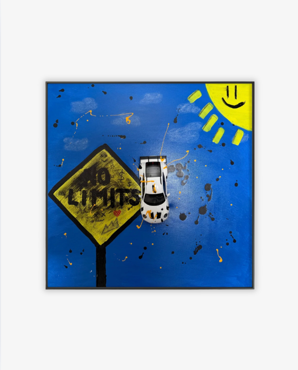 "No Limits" – Porsche 3D Pop Art Original