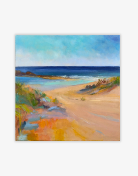 Seaside Serenity Original Oljemålning - Sea Whispers Series
