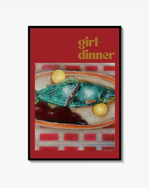 girl dinner - Poster