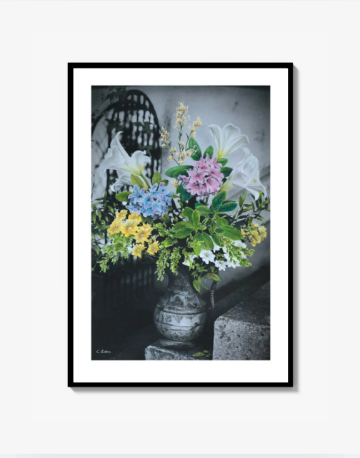 What'a life (Florals), Konstkvalitets Poster