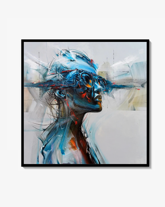 Flesh and Code 01" – Begränsad Upplaga, Fine Art Print