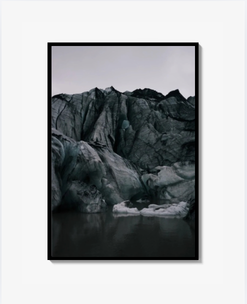 "Glacier Jökulsárlón in Iceland" Poster