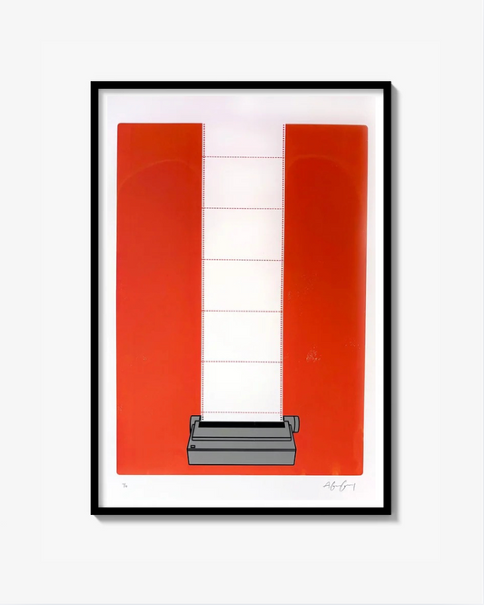 Skrivare Fine Art Screen Print