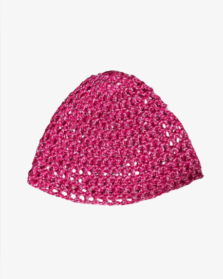 Glitternätmössa - Stark rosa