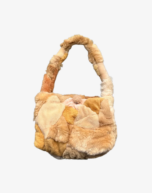 Liten Teddy Väska - Ljusbrun