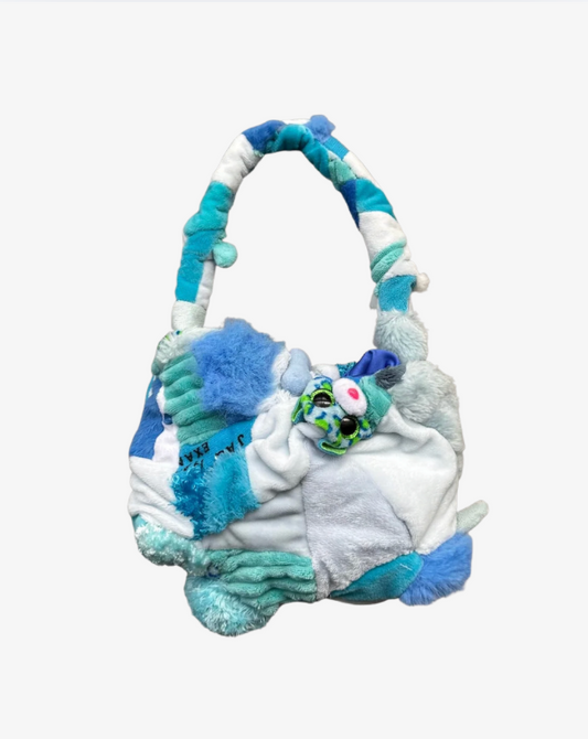 Liten Teddyväska - Ljusblå