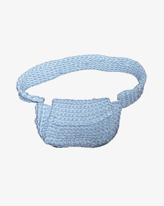 babyblå crossbody becky