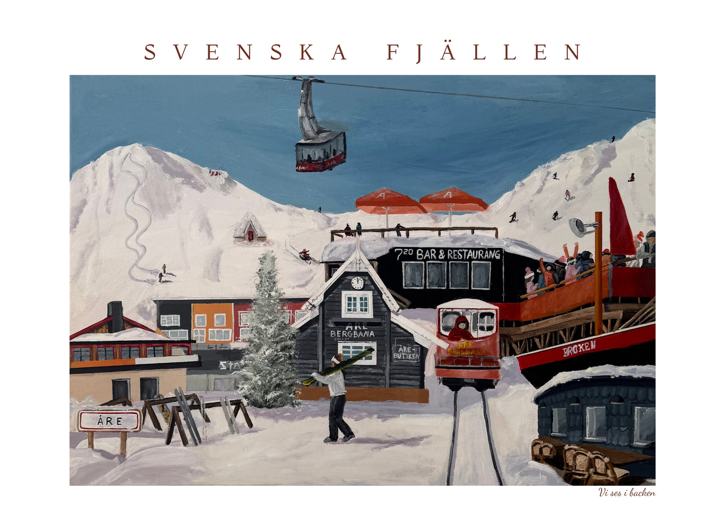 Svenska fjällen - Poster