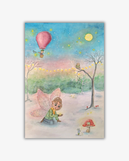 The Fairy and the Star - Art Print