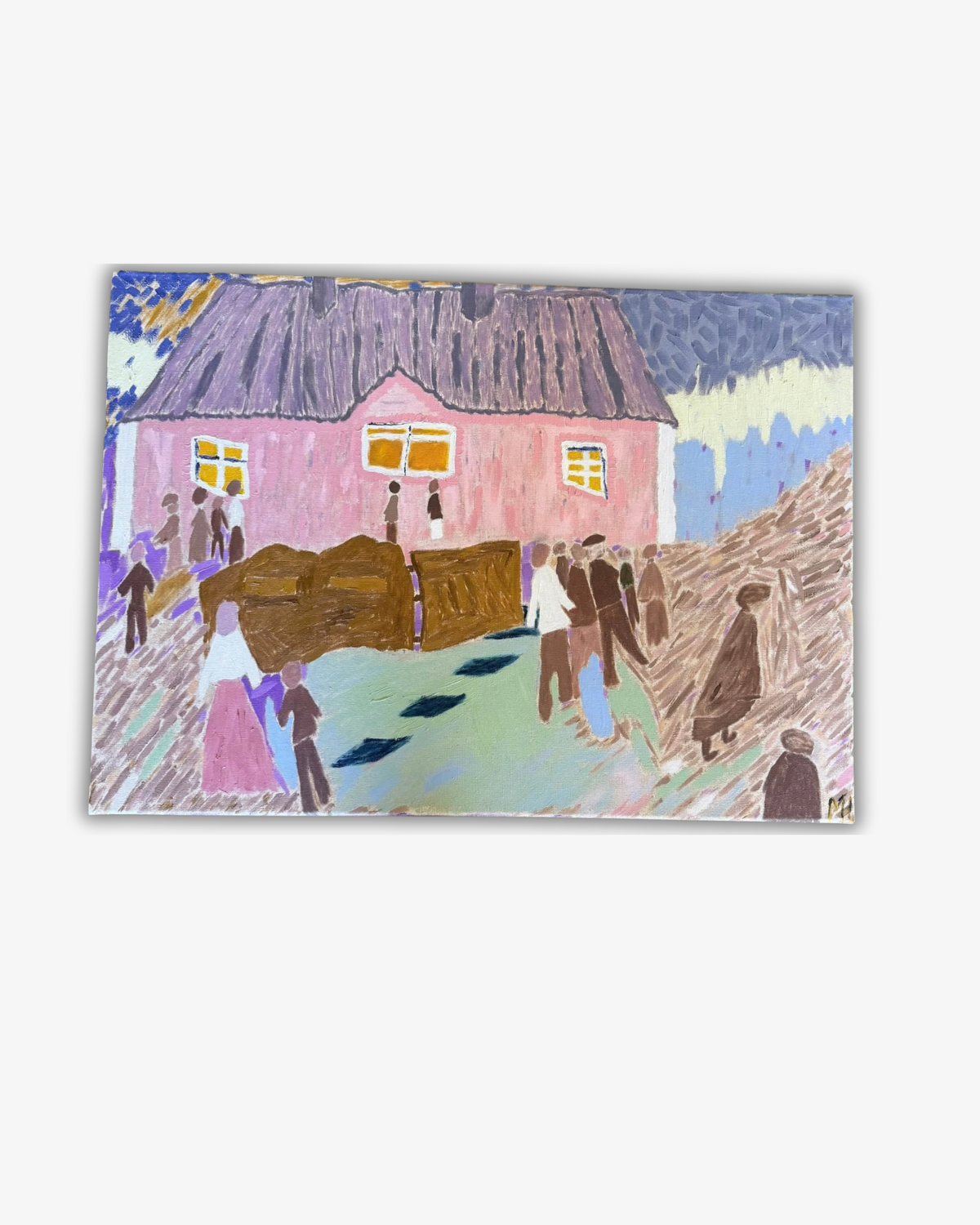 The Village Gathering - Original