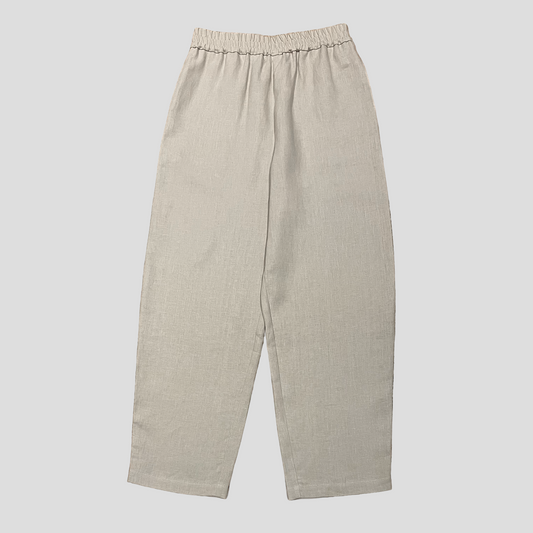 Cream Linen Trousers