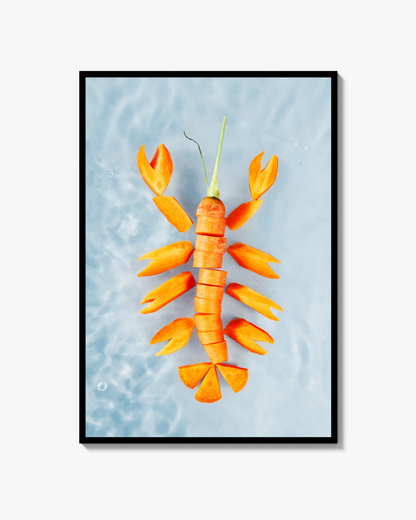 Carrot Lobster Print