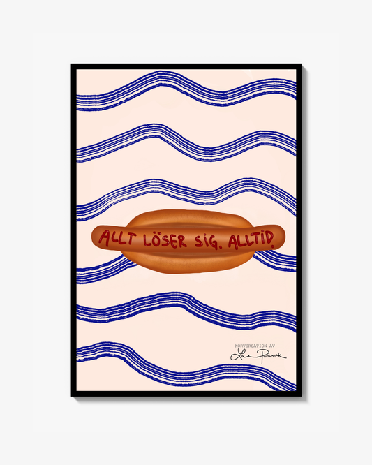 Korversation "Det löser sig. Alltid." Poster