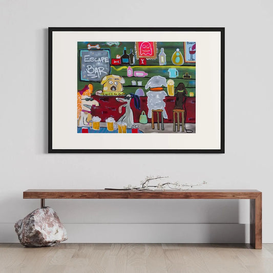 Escape Bar Fine Art Print - Signerad och numrerad