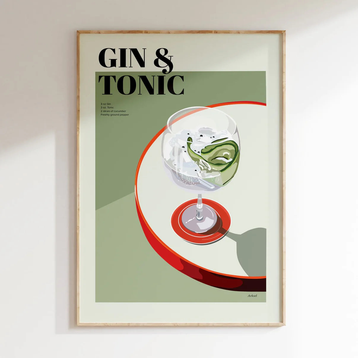 Gin & Tonic Poster