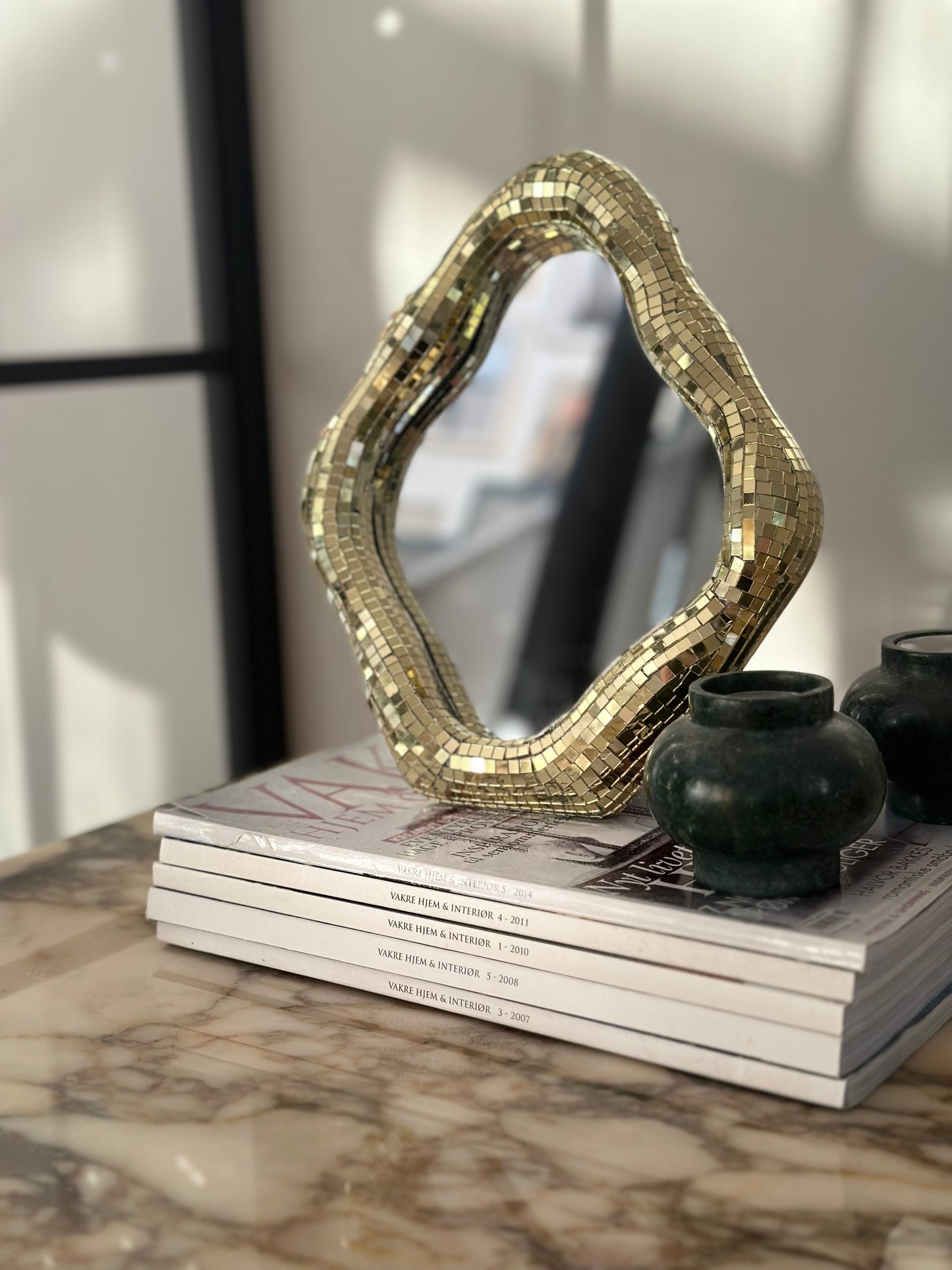 Mosaik Mirror - Gold