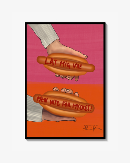 Konversation "Låt mig va!" Poster