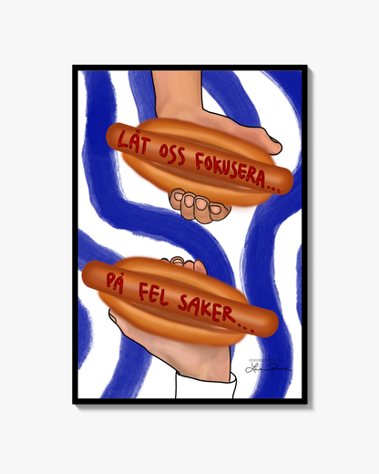 Konversation "LÅT OSS FOKUSERA…" Poster