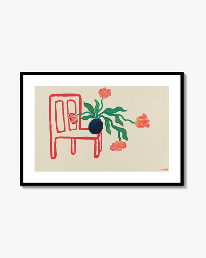 Röda Stolen - Poster