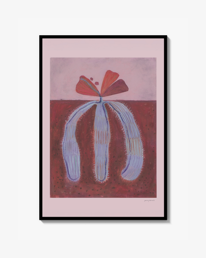 Rooted in Red - Konst Poster