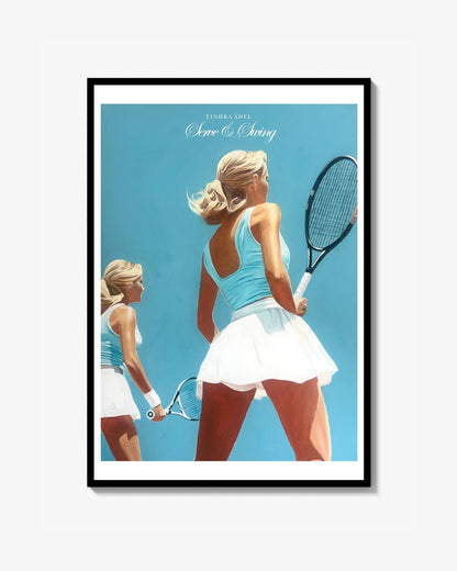 Serve & Swing Poster