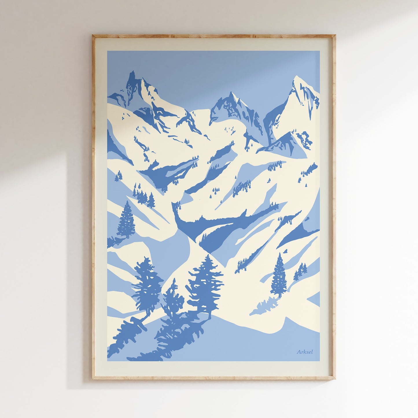 Snow landscape Poster